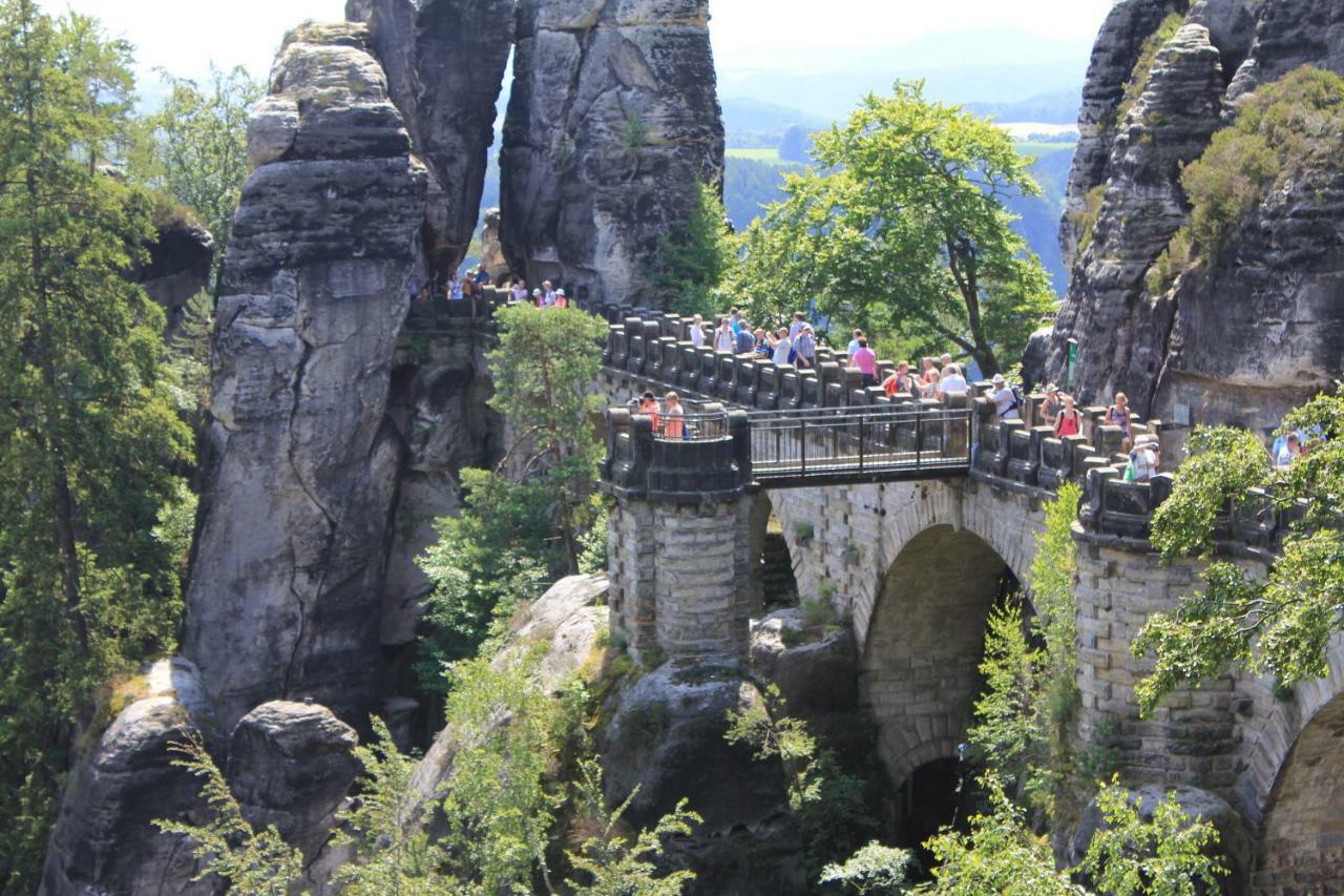 Pension Zaukeneck Bad Schandau Exteriör bild